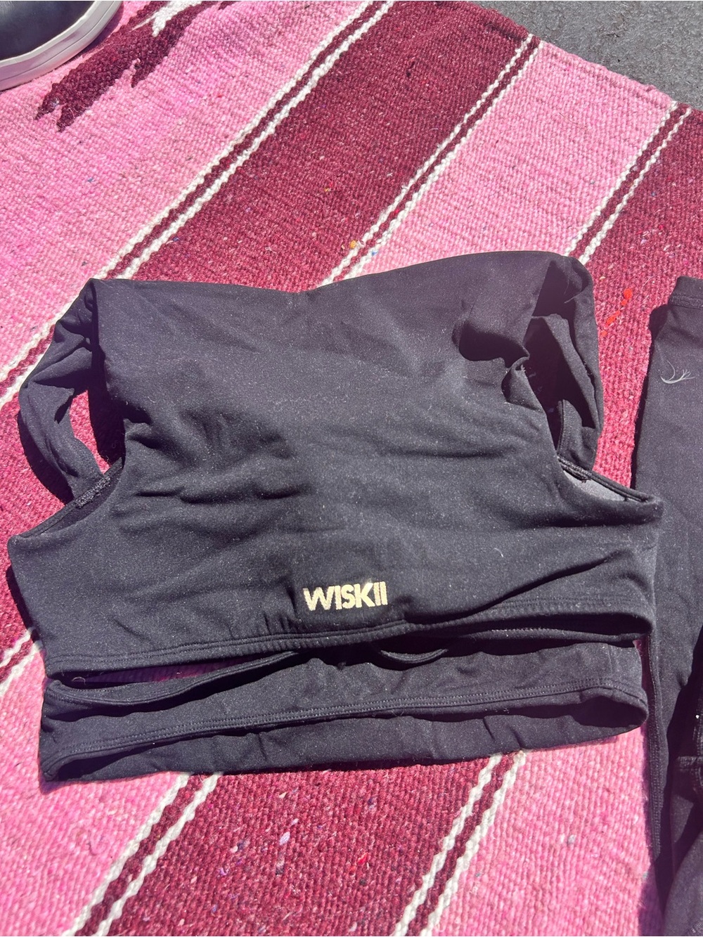 Wiskii corset bra and leggingsHigh-Waist Black Leggings - Sleek Everyday Comfort - Picture 8 of 10